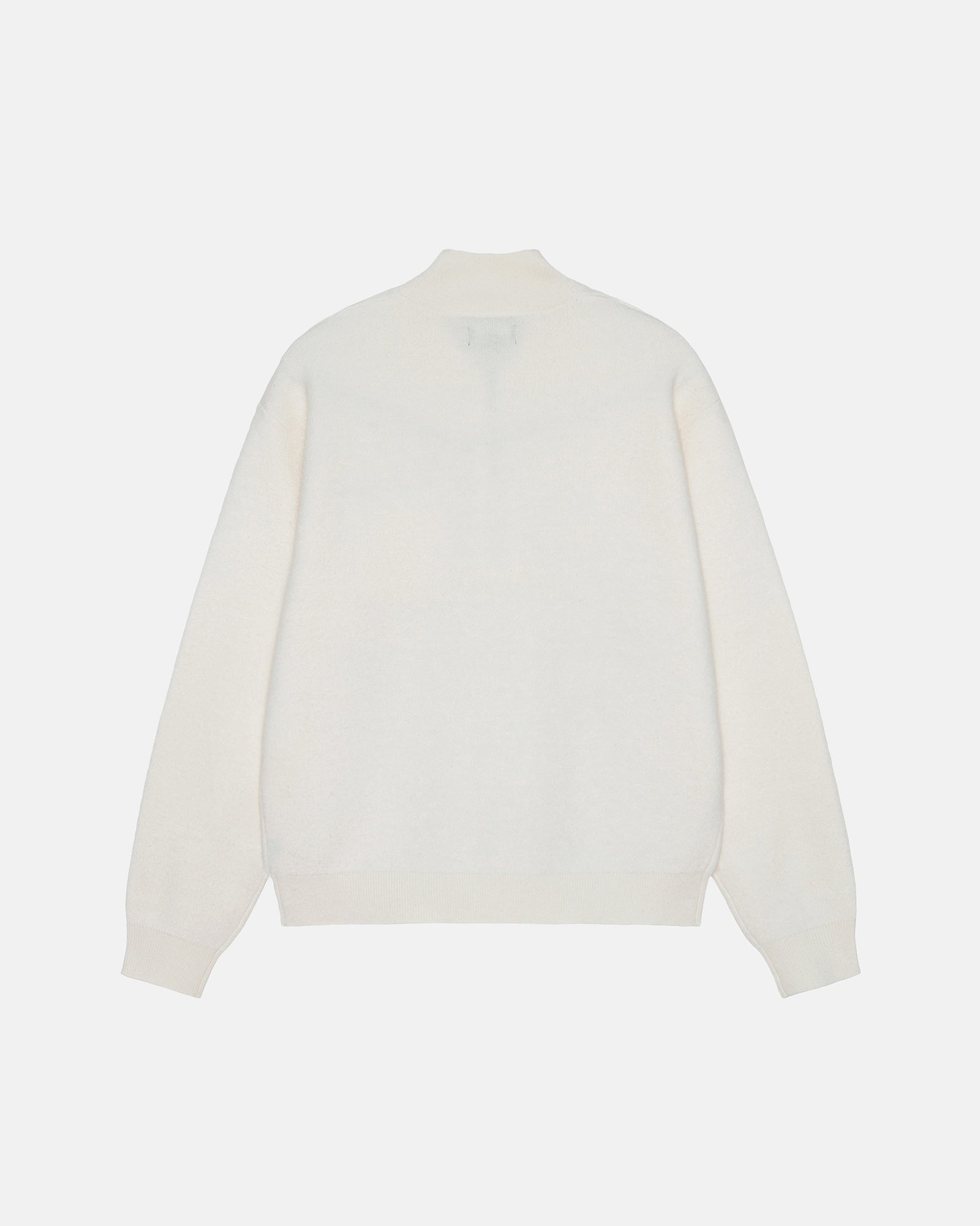 Half Zip Mock Neck Sweater in ivory – Stüssy Europe