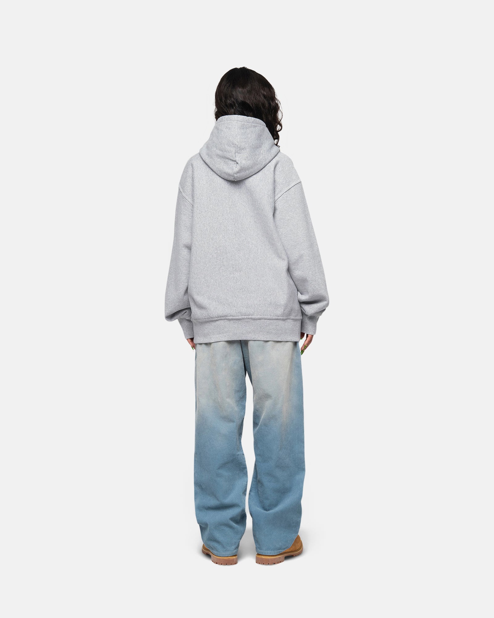 CONTRAST STITCH LABEL HOODIE