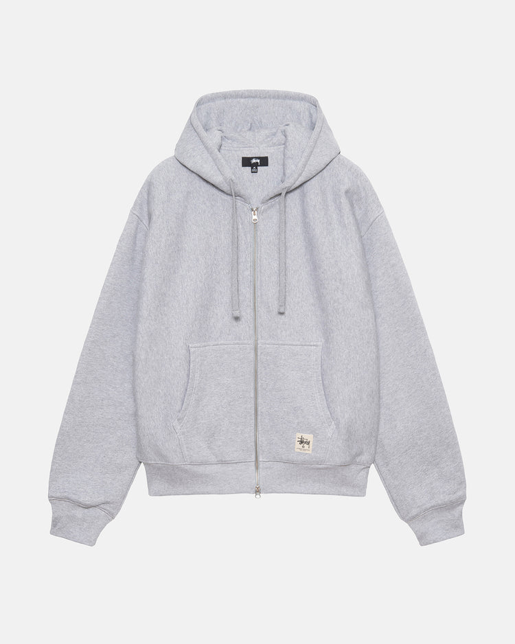 Double Face Label Zip Hoodie Unisex Hoodies & Sweatshirts Stüssy
