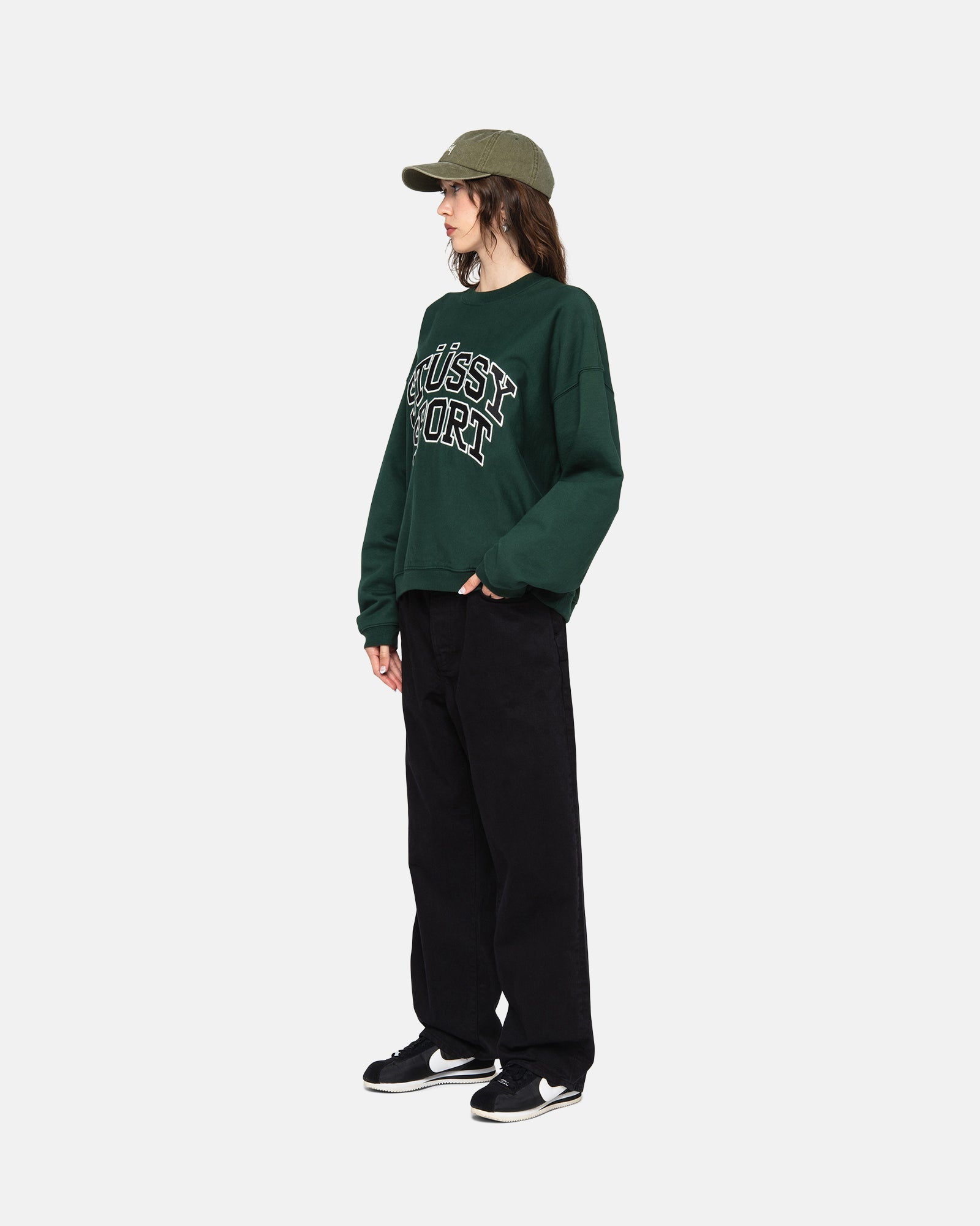 STÜSSY SPORT RELAXED OVERSIZED CREW