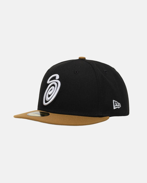 Stussy curly s new era cap Clearance