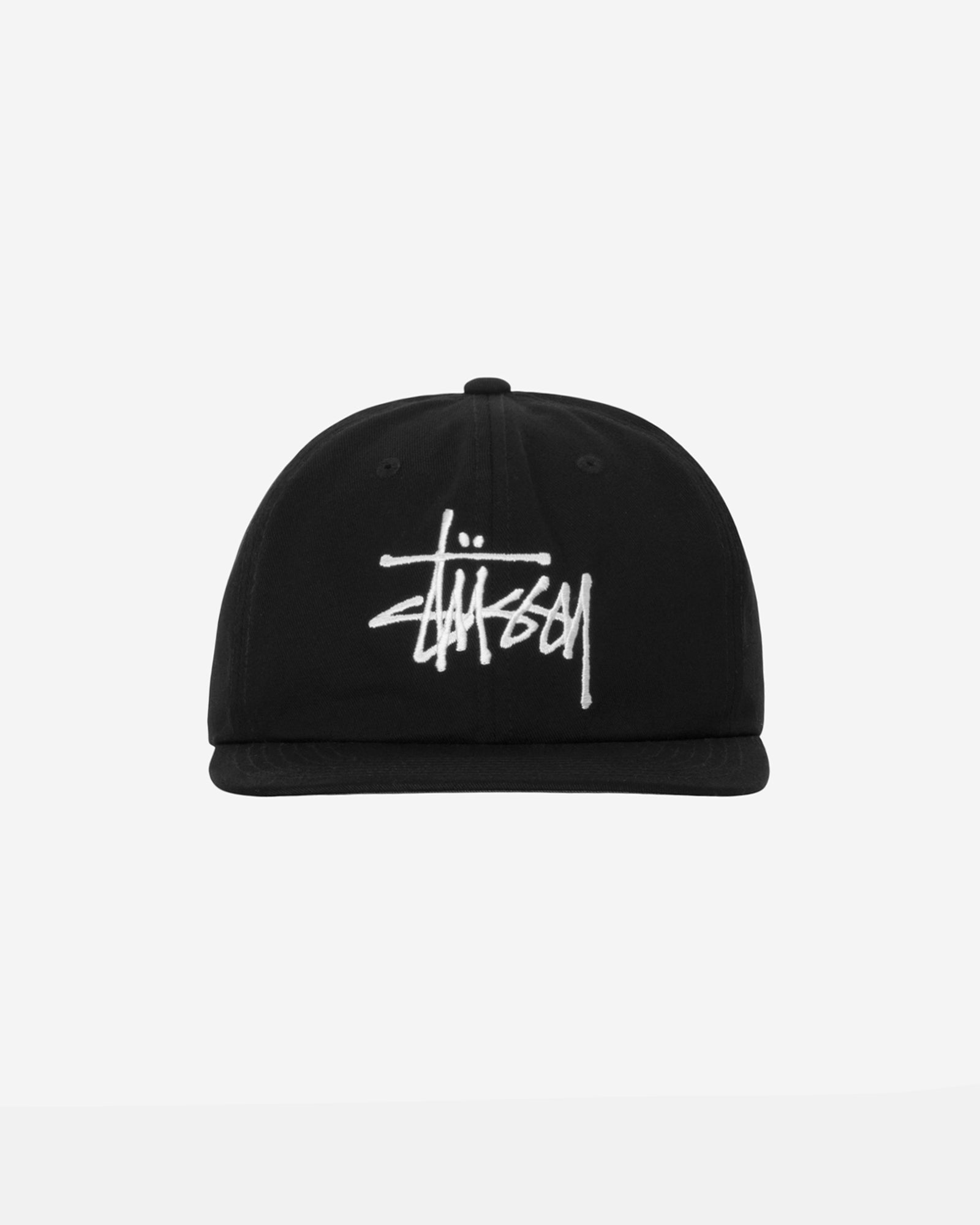 STUSSY MID-DEPTH SPORT ARCH STRAPBACK 黒 メンズ