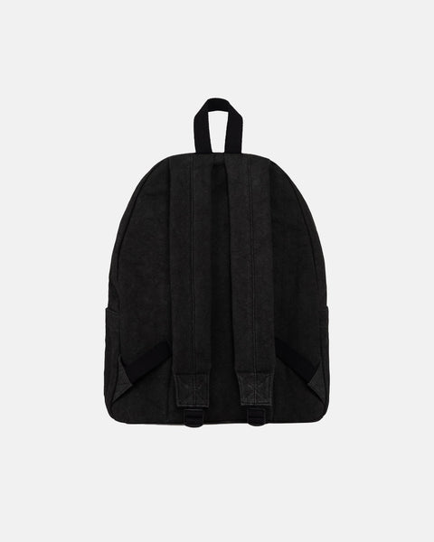 STÜSSY CANVAS BACKPACK WASHED BLACK ACCESSORY