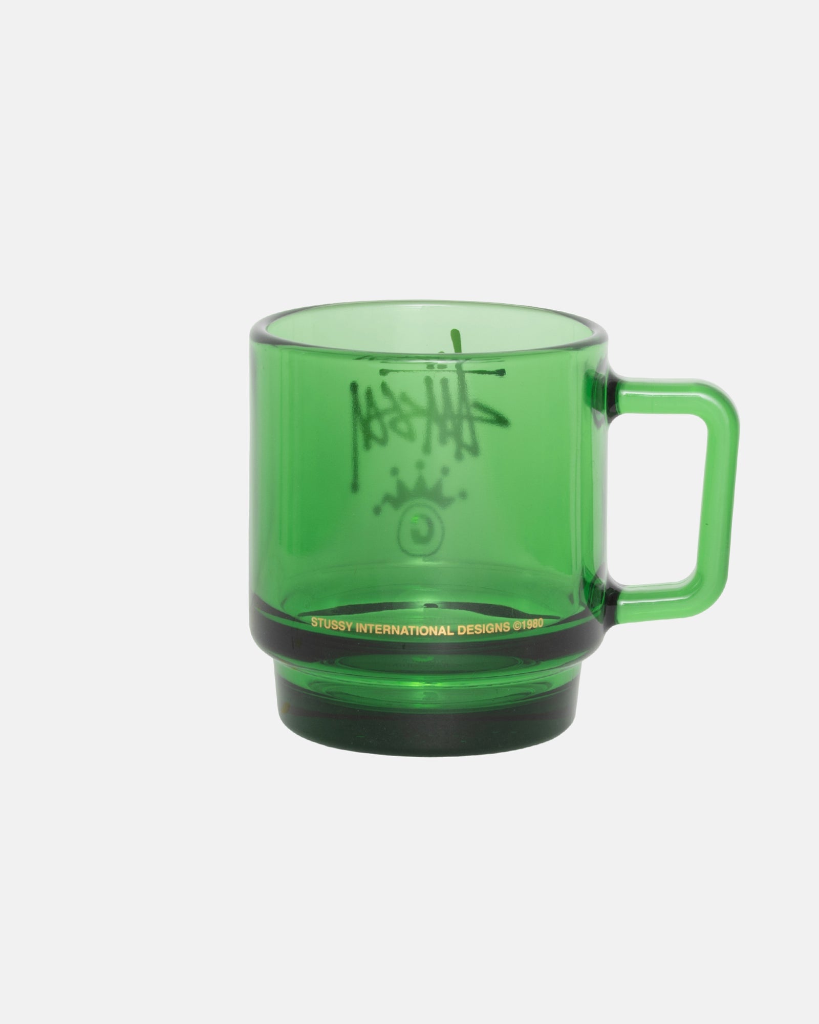 STOCK CROWN LOGO GLASS MUG