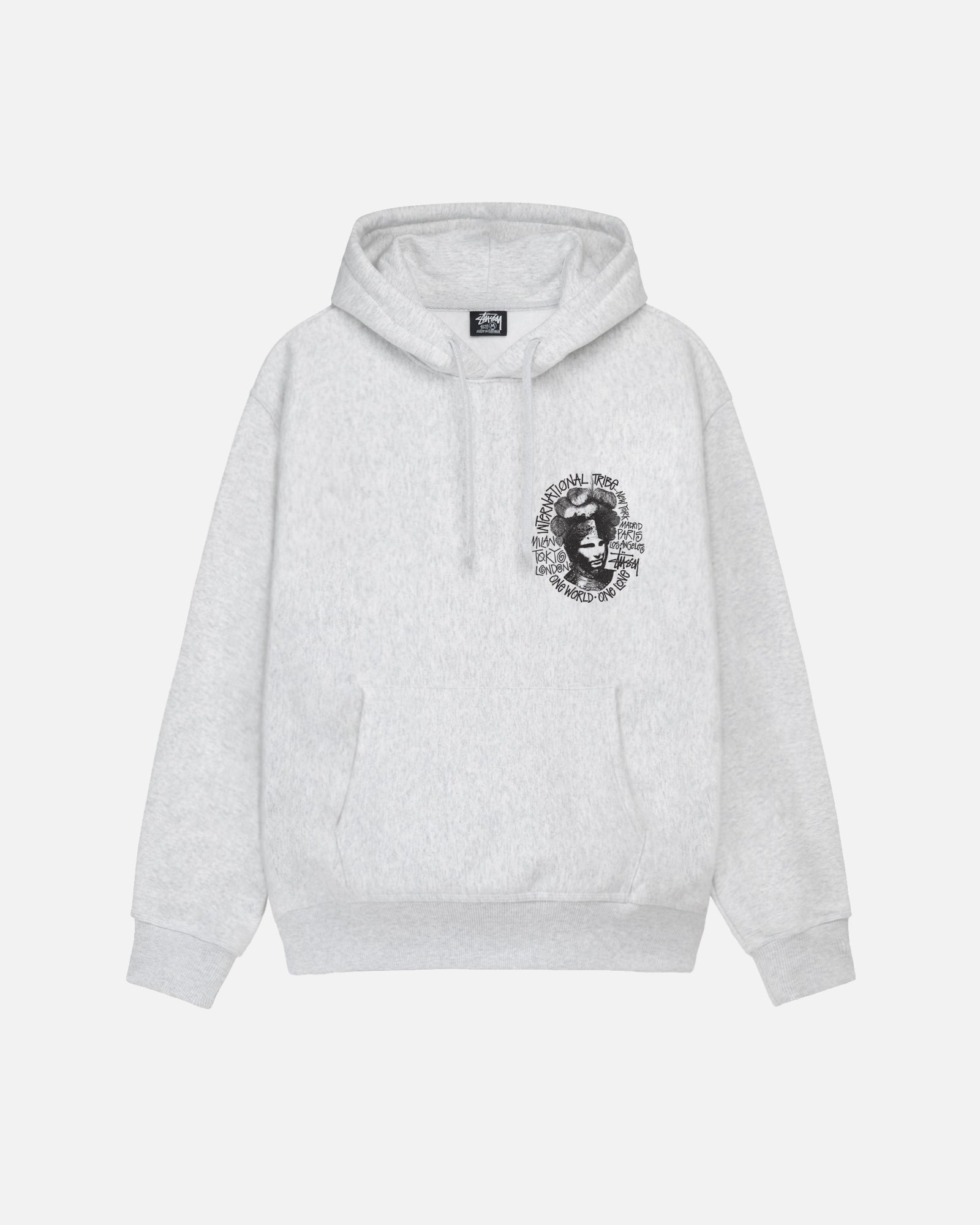 White stussy discount hoodie