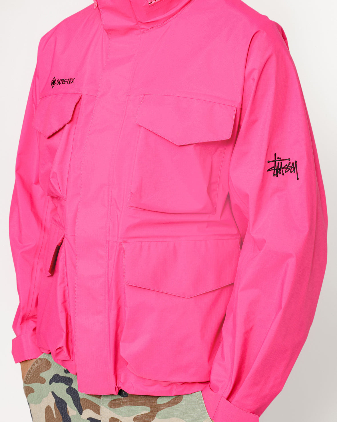 Stüssy Gore-Tex M65 Jacket Magenta Outerwear